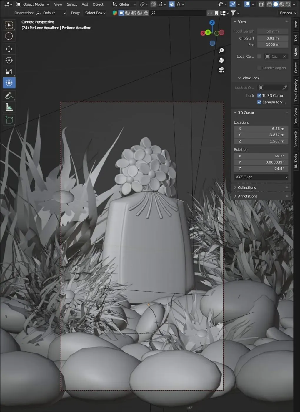Viewport Blender Aquaflore — Carolina Herrera