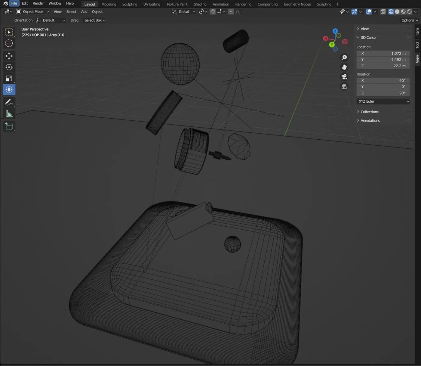 Viewport Blender Beauté gel cream